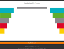 Tablet Screenshot of futeboltotal2011.com